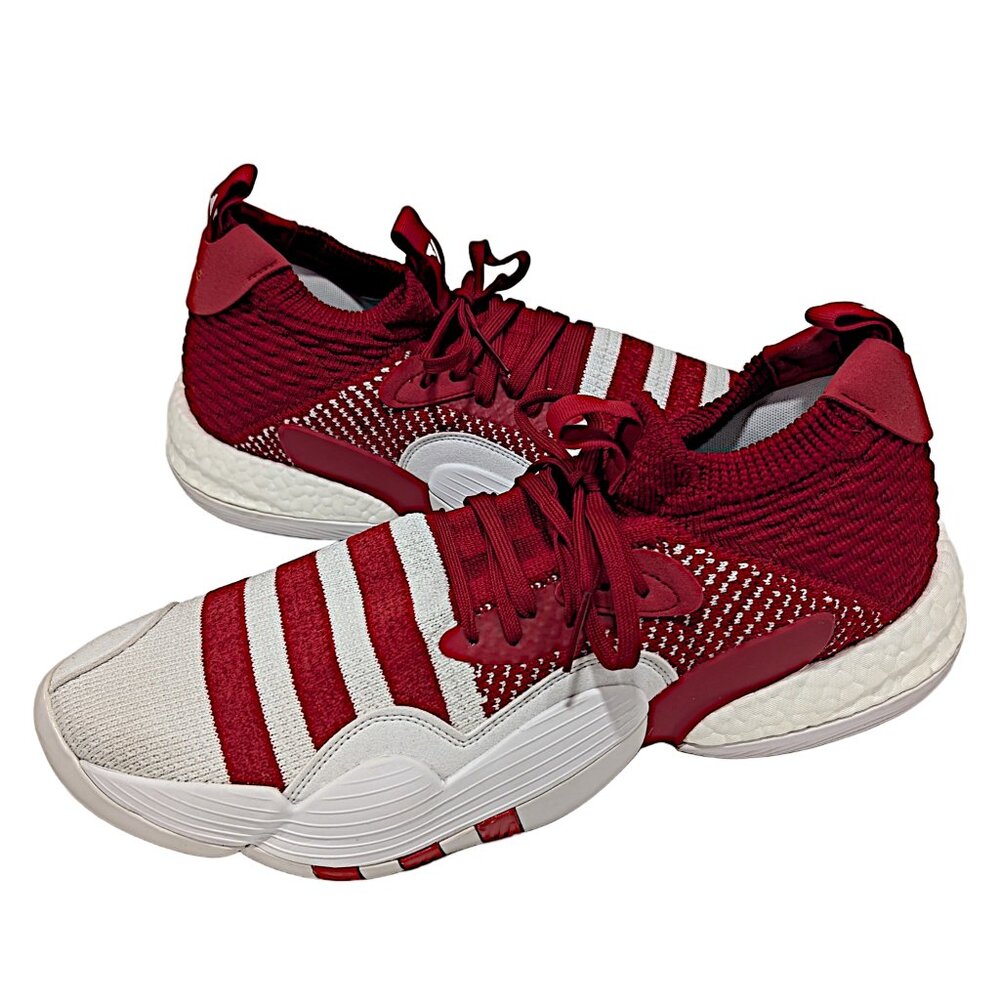 Adidas Trae Young 2.0 Mens Size 17 Power Red White Basketball Shoes H03845